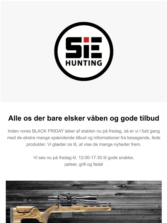 "Alle os der elsker våben, langdistance og gode tilbud"