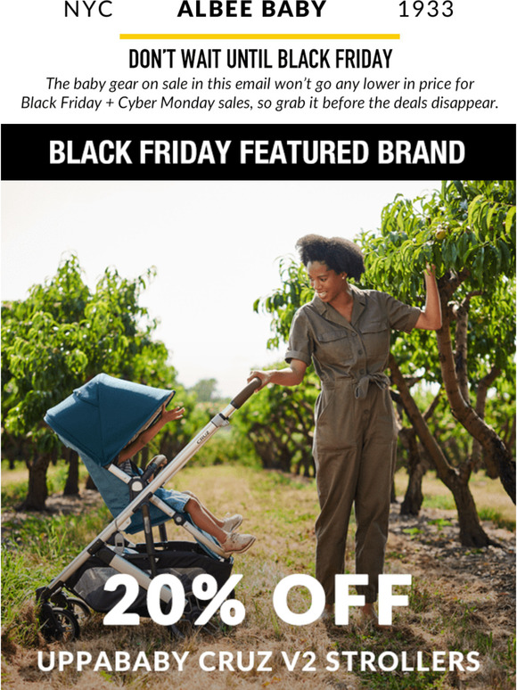 black friday uppababy