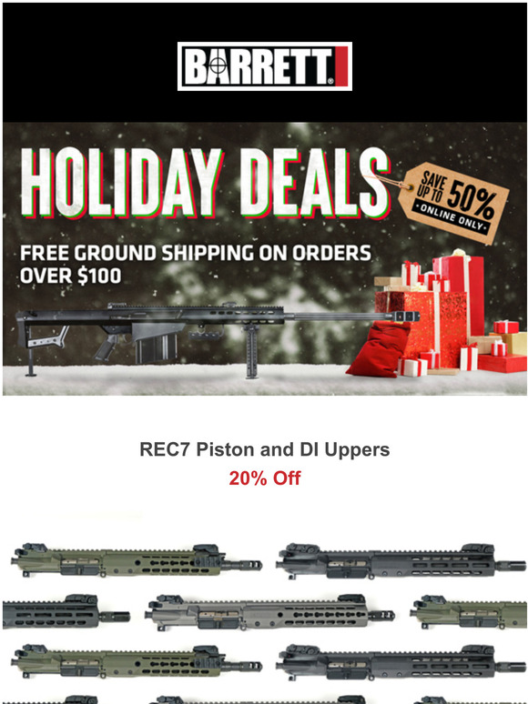 Holiday Deals start NOW - up to 50% Off