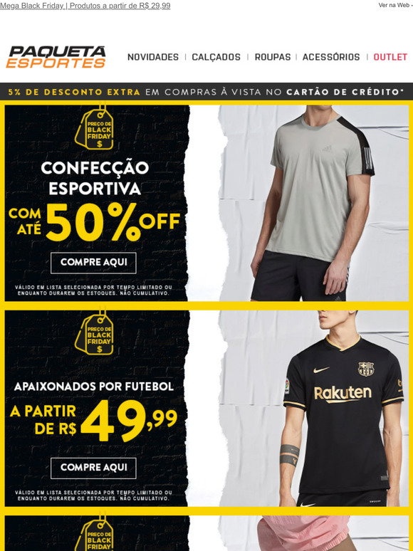 PaquetaEsportes: Toc Toc | PromoÃ§Ãµes de Black Friday batendo na sua porta  ï»¿ðŸ'‹ | Milled