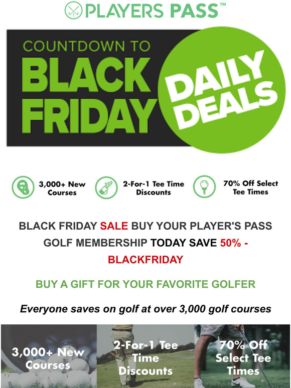 Hey Friend Black Friday just got green...