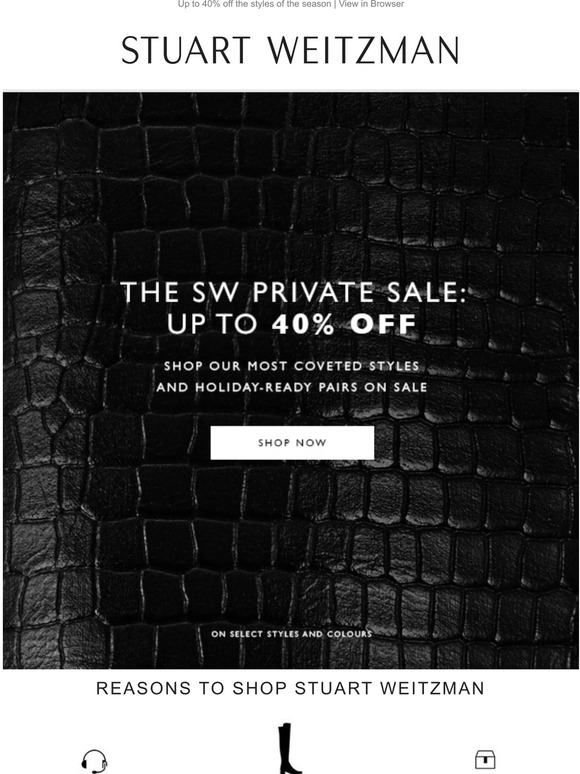 Stuart weitzman boxing day sale Outlet