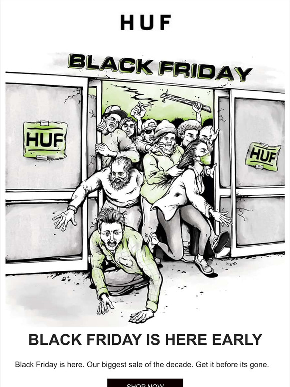 Huf Black Friday 2024 towncentervb