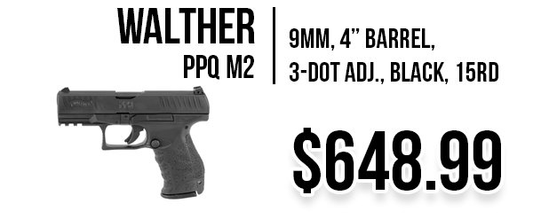 Walther PPQ M2 available at Impact Guns!