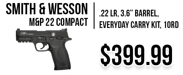 Smith & Wesson M&P 22 Compact available at Impact Guns!