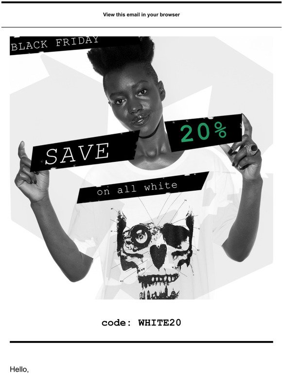 BF - Save 20% on all white 🐼