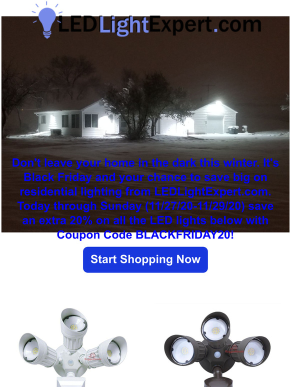 Black Friday Specials - LEDLightExpert - Residential Lighting