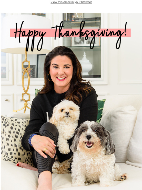 Thanksgiving Thoughts from Elaine