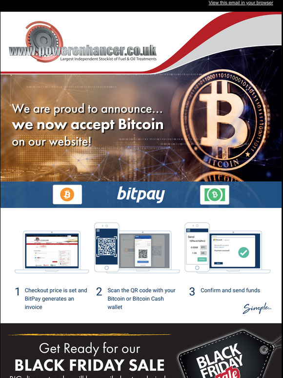 We now accept Bitcoin!  Black Friday codes released tomorrow...