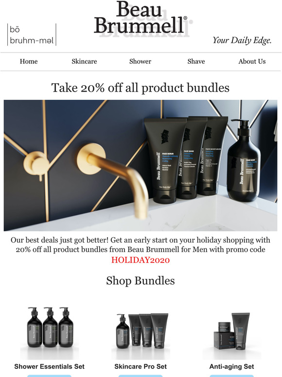 Take 20% Off All Product Bundles Till Monday