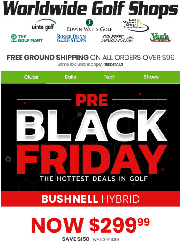 golf mart black friday
