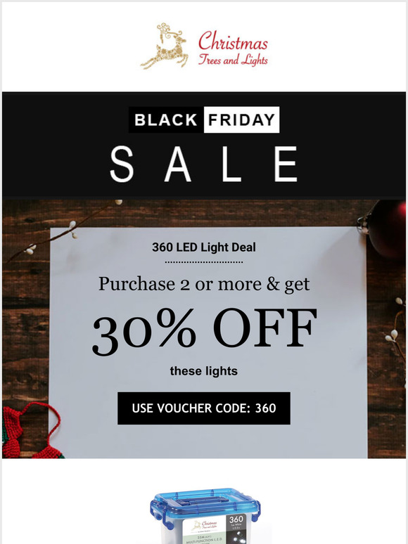 Black Friday Offer: 30% off these string lights. Limited Stocks!