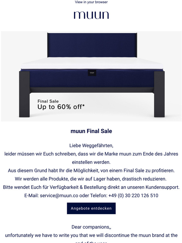 munn Final Sale