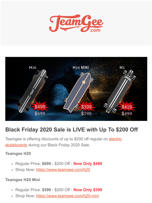Black Friday 2020 Sale - Up To $200 Off
