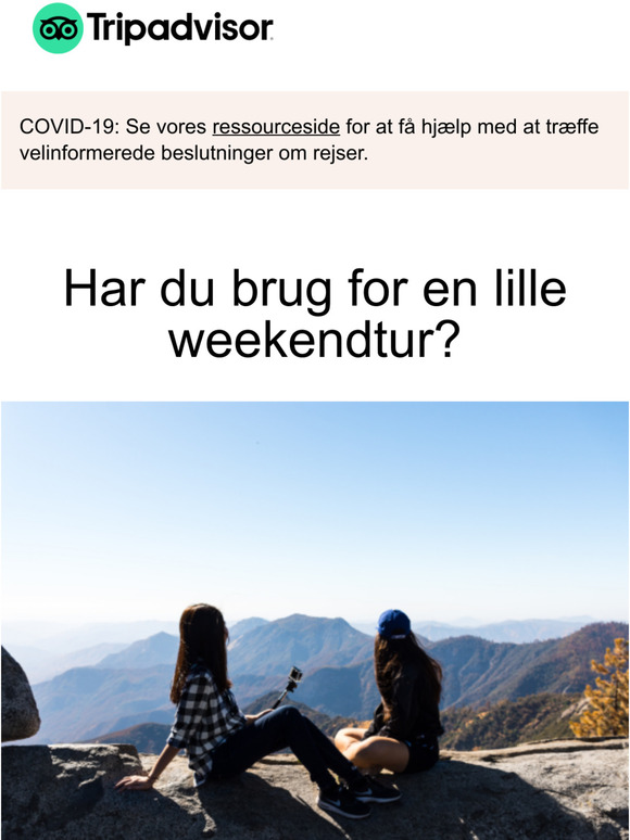 Leder du efter et afbræk fra hverdagen her i weekenden?