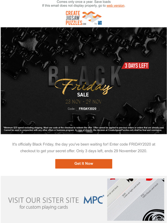 It's Black Friday!
