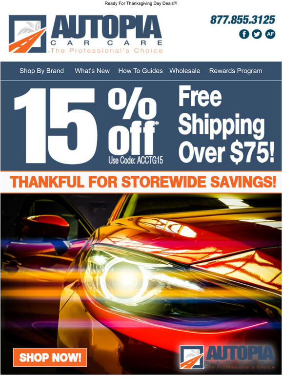 autopia car care 15 OFF STOREWIDE! Free Shipping Over