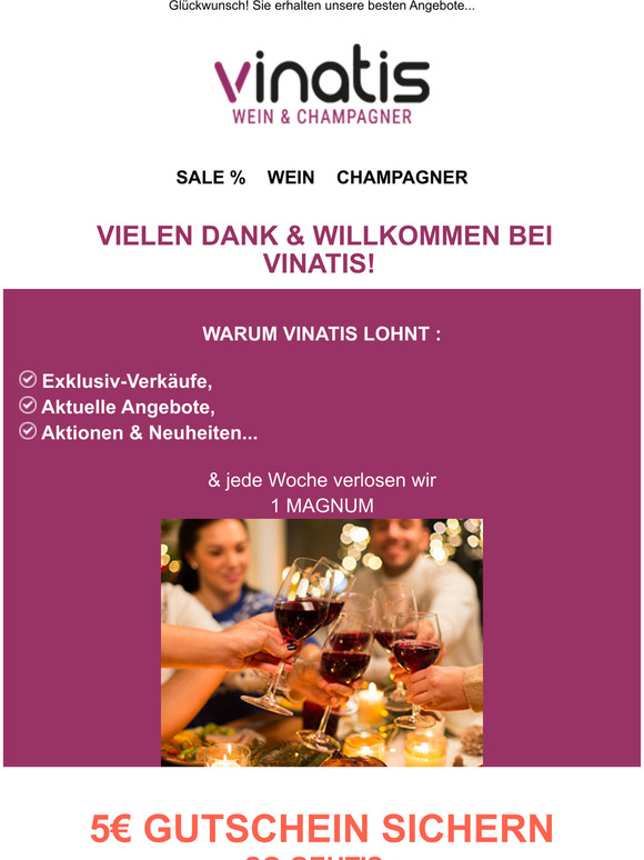 Willkommen beim Frankreich Weinexperten Vinatis 🍷!