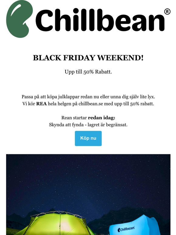 Vi smygstartar BLACK FRIDAY redan idag - Upp till 50% rabatt!