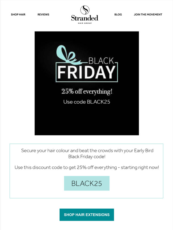 🚨 25% OFF IS LIVE! 🚨