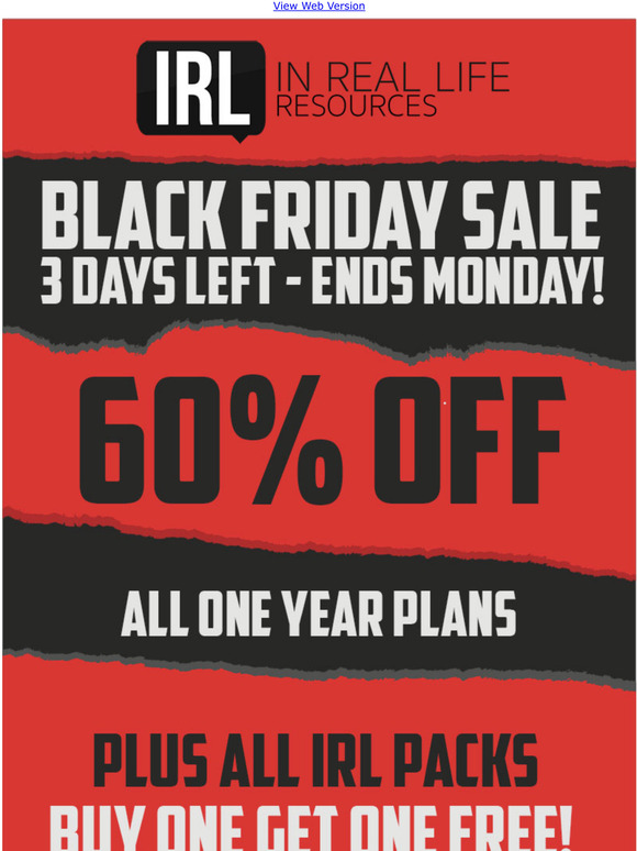 60% Off And BOGO Sale Ends Monday 🖤 3 Days Left