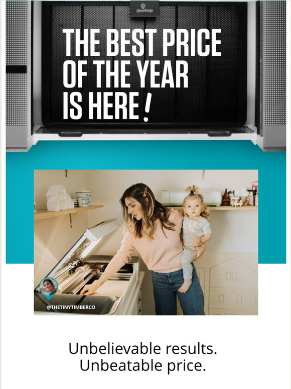 glowforge black friday