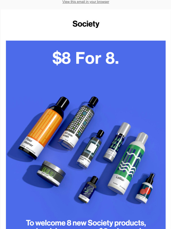 Giving You $8 For 8 New Things