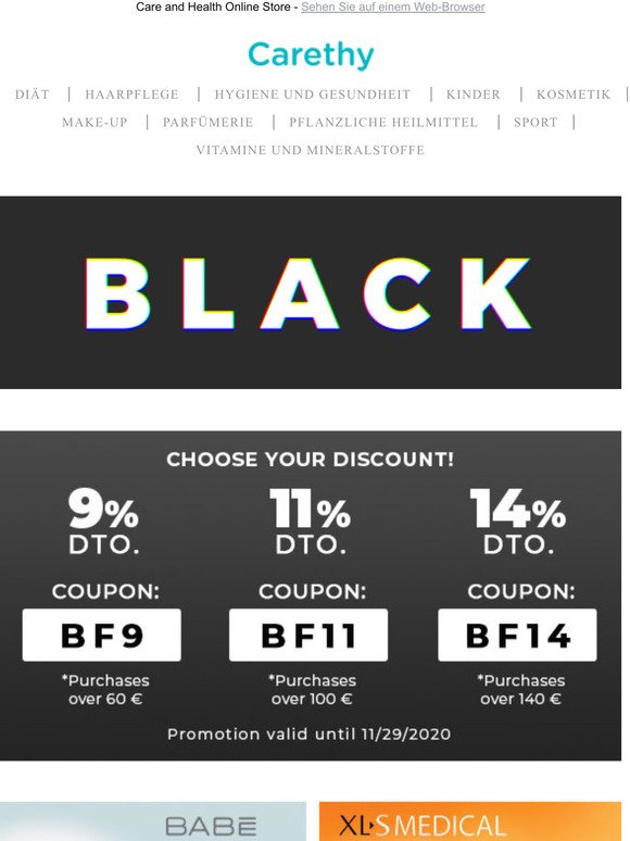 ⚫️ Wählen Sie Ihren Rabatt | BLACK FRIDAY