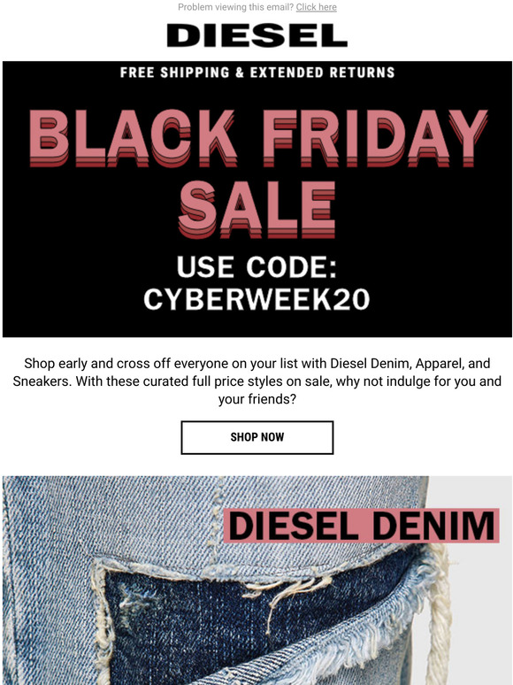 black friday diesel jeans