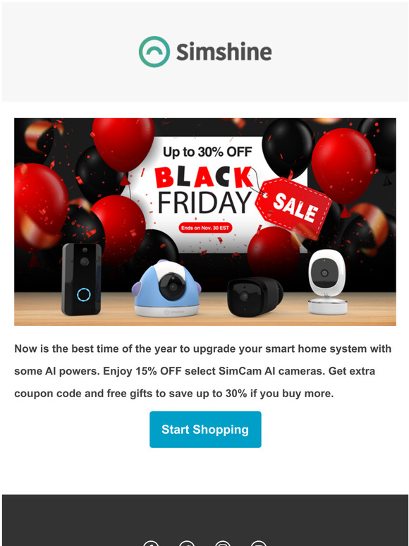 Up to 30% OFF | Black Friday Sales