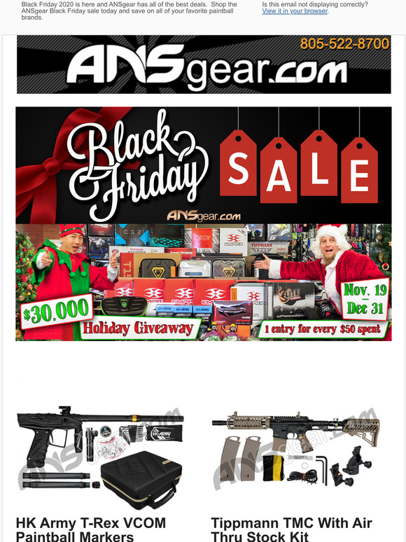 Ansgear Paintball Black Friday Paintball Sale Is Live Milled