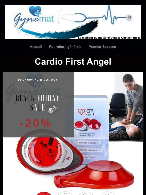 Black Friday Gynemat: - 20% sur le Cardio First Angel