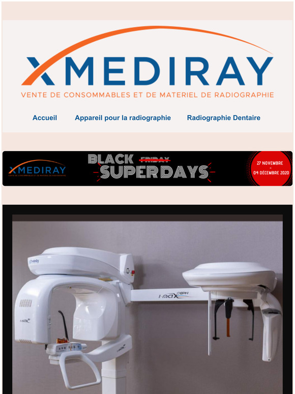 Profitez de nos black super days sur l'appareil de radiologie dentaire, Modèle IMAX CEPH 3D