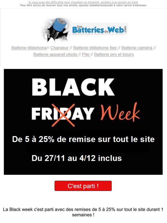 Black week, C'est parti pour 7 jours de promotion