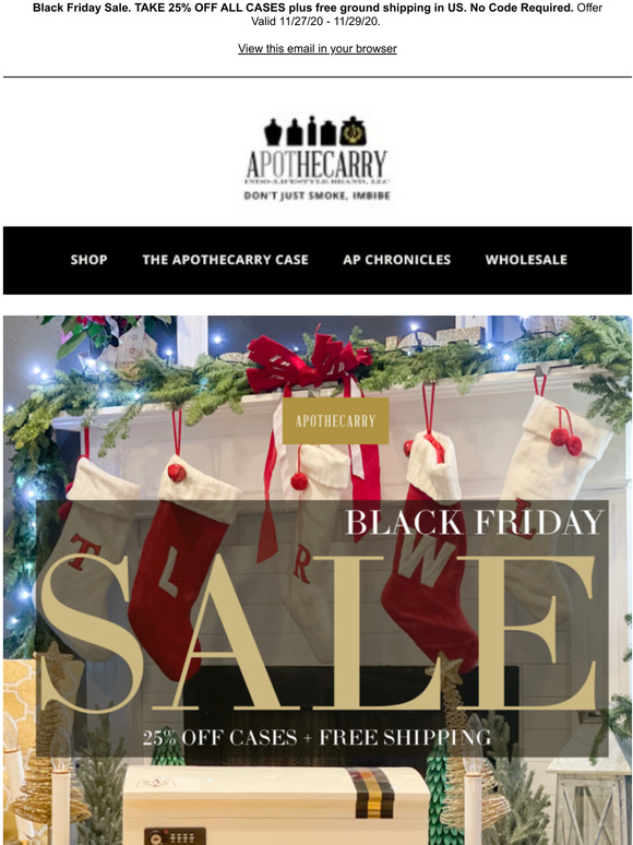 25% Off All Cases - Black Friday Starts Now