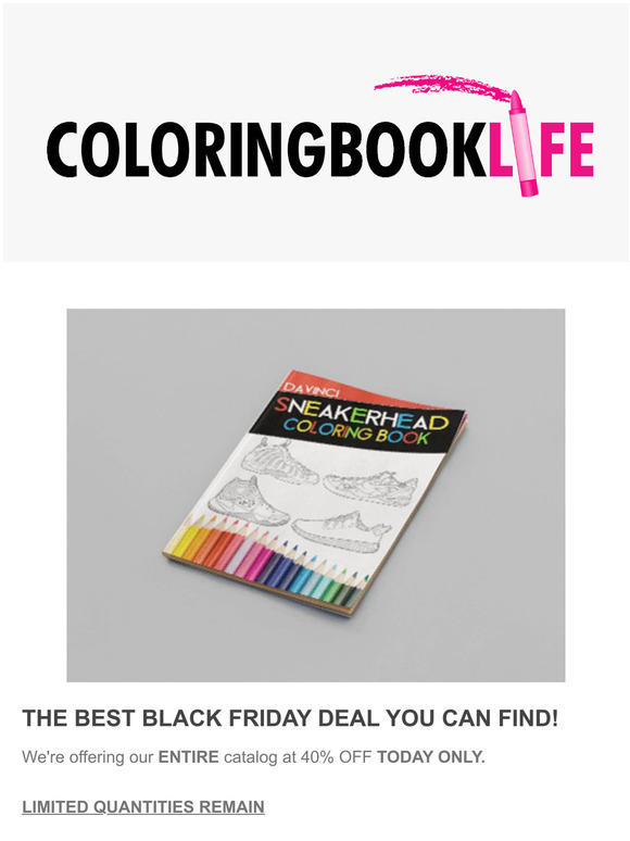 Still NO BS 40% OFF TODAY ON COLORING BOOK 😮