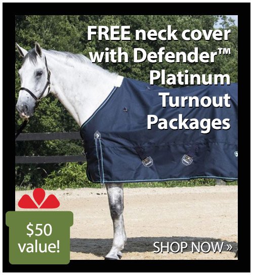 Free Neck Cover with Defender™ Platinum Turnout Packages