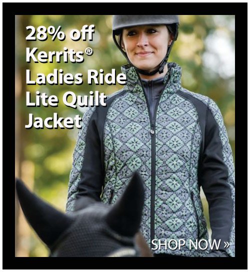 28% off Kerrits® Ladies' Ride Lite Quilt Jacket