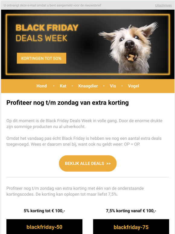 ⚫ ⚫ Profiteer vandaag van korting tot 50% tijdens Black Friday
