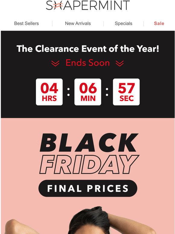 Shapermint - The easiest way to shop shapewear online: Black Friday Sale  Countdown On!