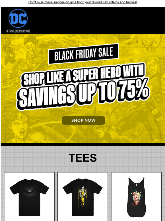 Final hours to save up to 75% in our Black Friday Sale!