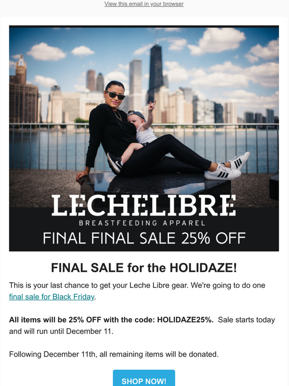 Final Leche Libre Sale: Store will close Dec. 11