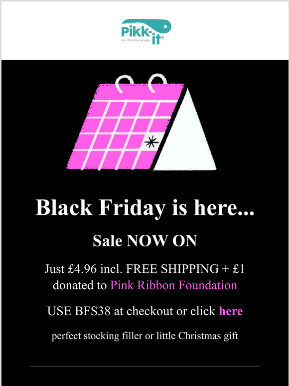 Unbelievable Black Friday special + guess which A list celebrity names the Pikk-it as their "favourite new little gadget"