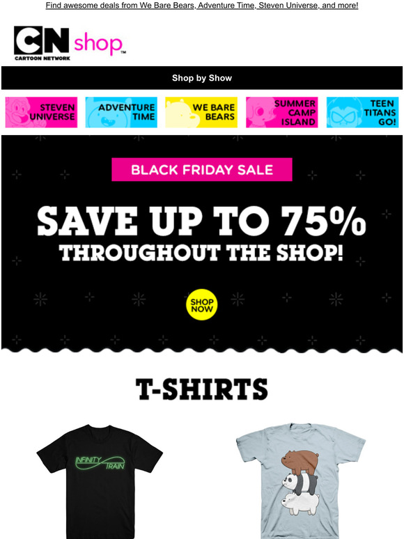 Save up to 75% during our Black Friday Sale!