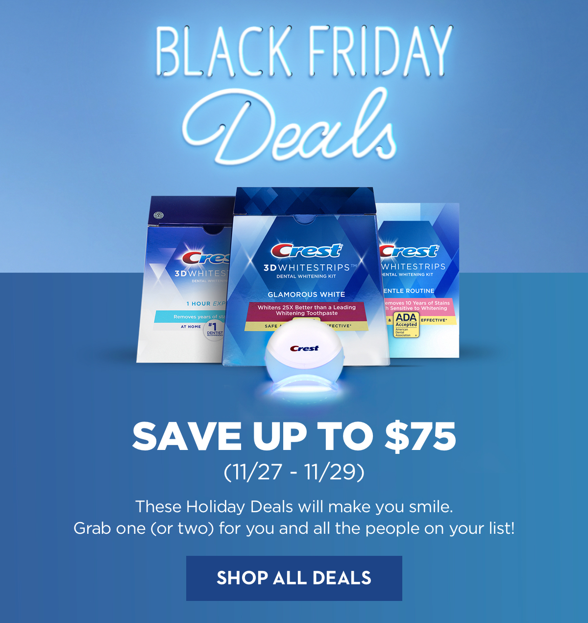 crest white strips black friday