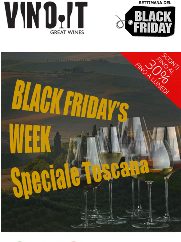BLACK FRIDAY: SPECIALE TOSCANA -30%
