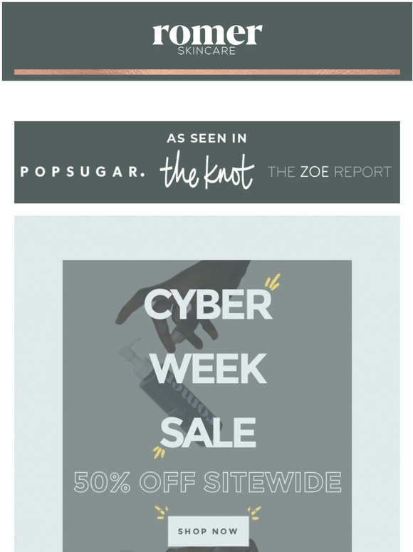 Only two more days = 50% OFF EVERYTHING! 🎉