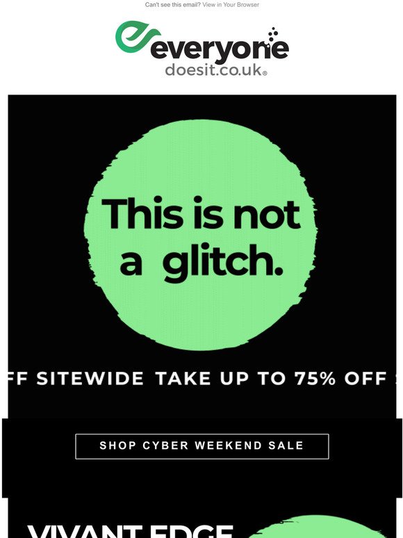 Cyber Savings: Up to 75% off sitewide!
