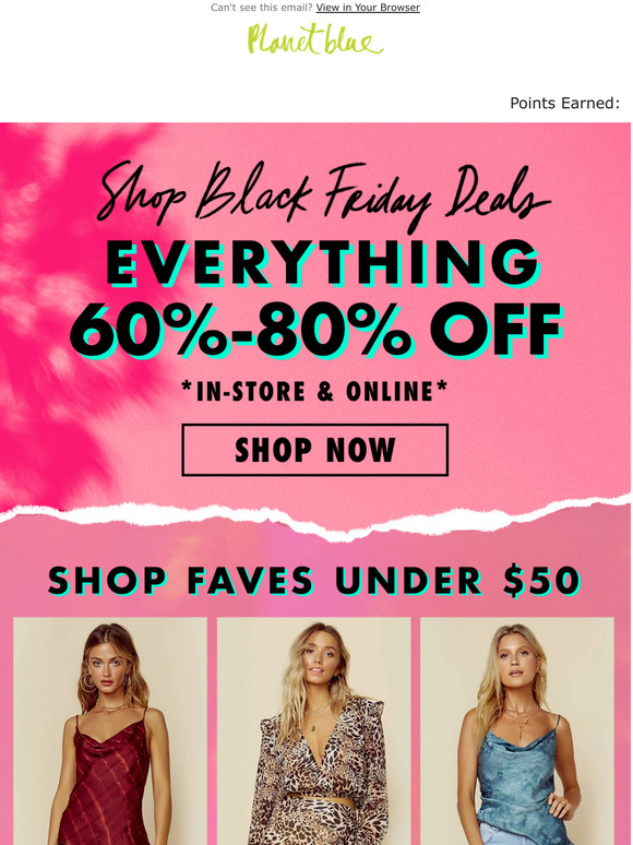 Saturday is the New Friday: 60-80% Off Everything!