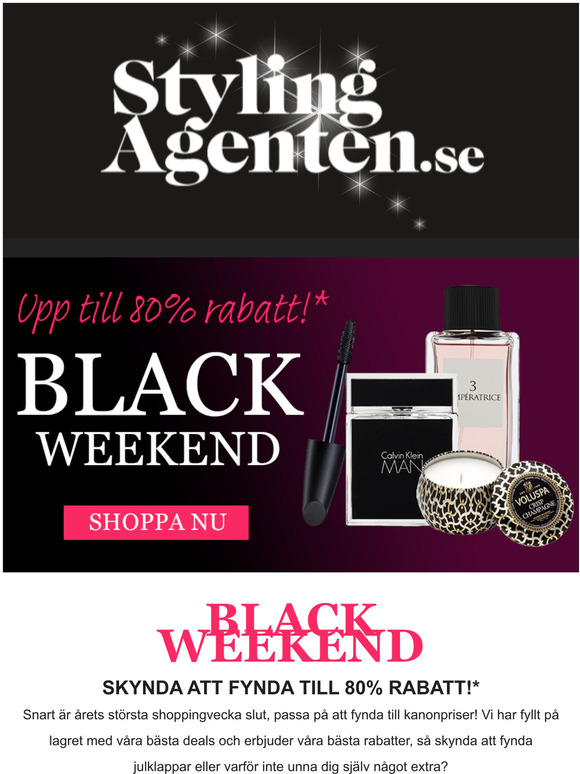 Stylingagenten Black Weekend Skynda Att Fynda Till Kanonpris Milled